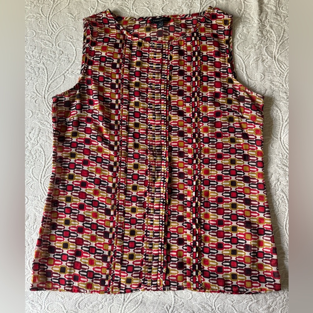 Banana Republic Tuxedo Style Tank Top (Women’s M)